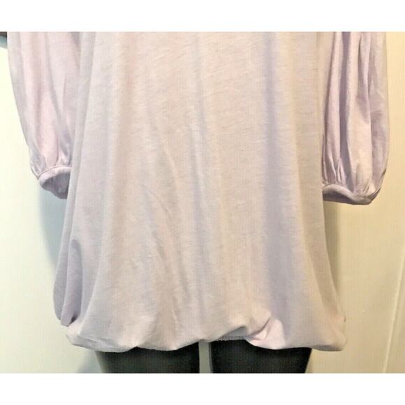 Small Karoo by Mark Eisen New Womens Top Lavender Oversize Top Shirt Soft - Picture 7 of 8